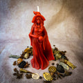 Beeswax Queen of the Witches Spell Candle - Empower Your Witchcraft & Magic
