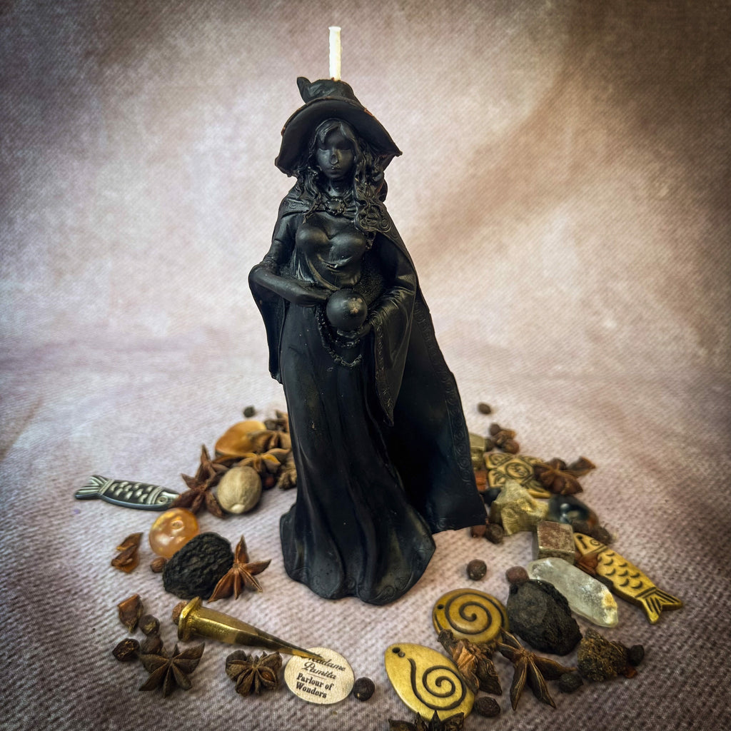 Beeswax Queen of the Witches Spell Candle - Empower Your Witchcraft & Magic