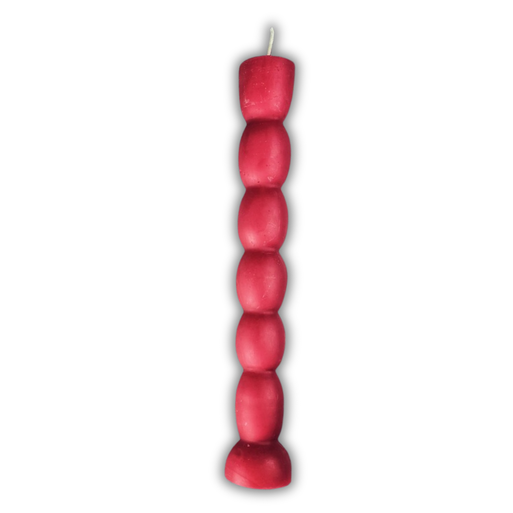 Beeswax Seven Knob Spell Candle