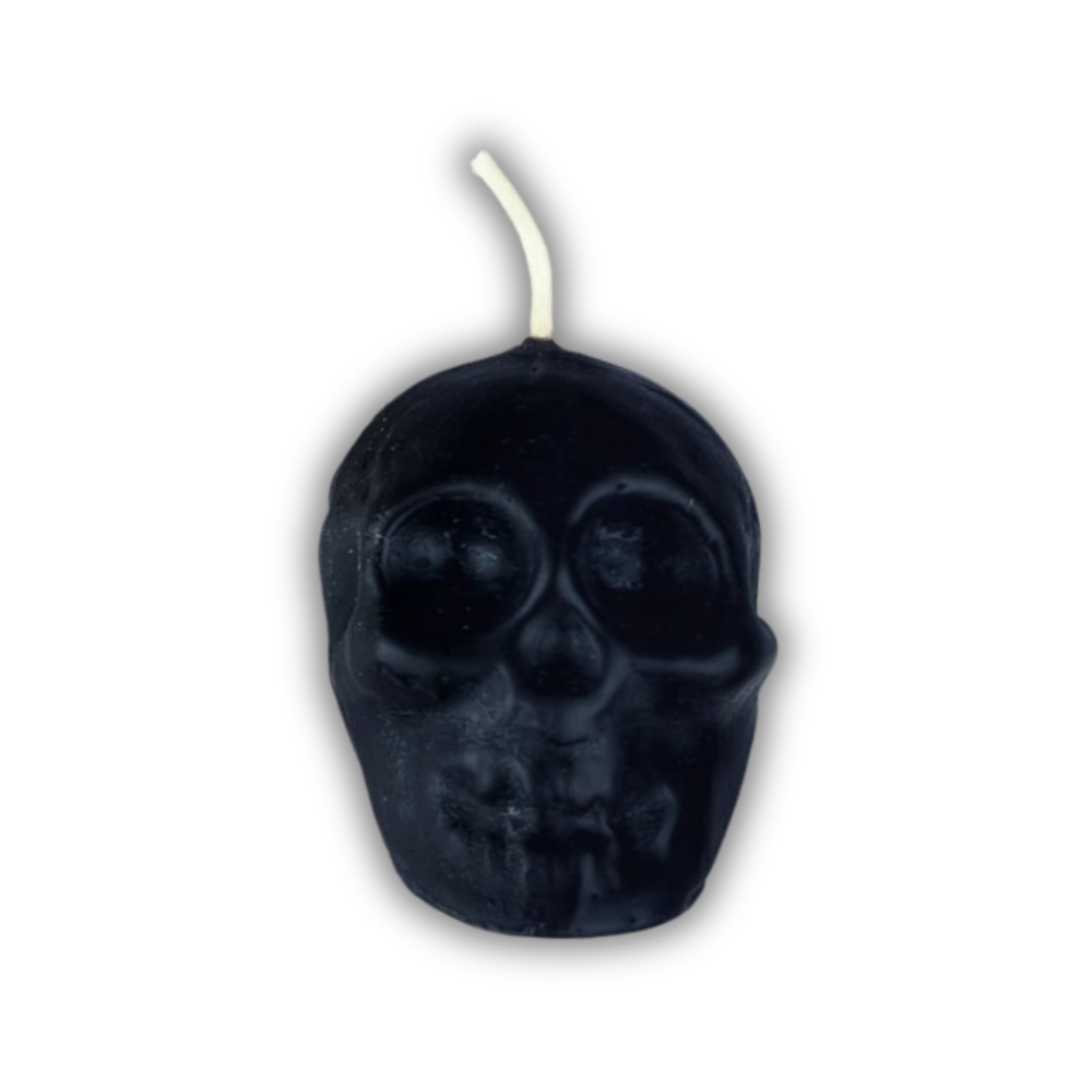 Beeswax Skull Spell Candle - Small
