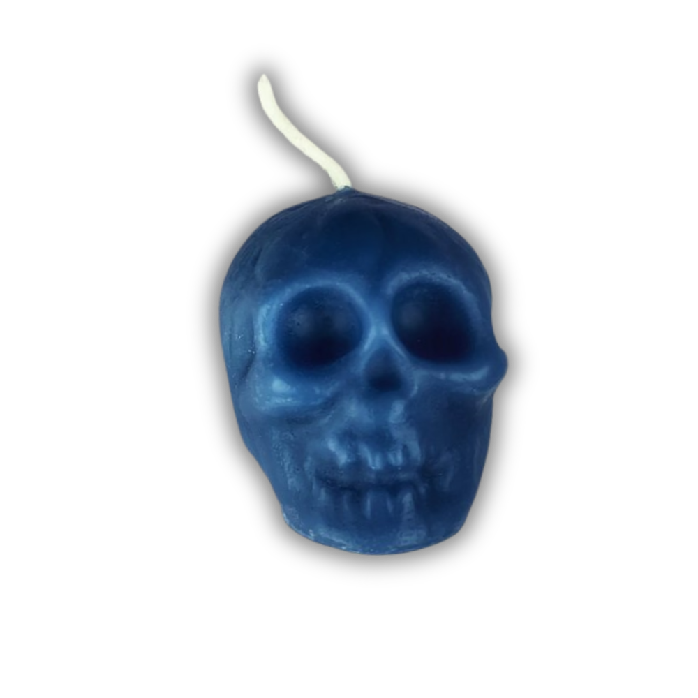 Beeswax Skull Spell Candle - Small