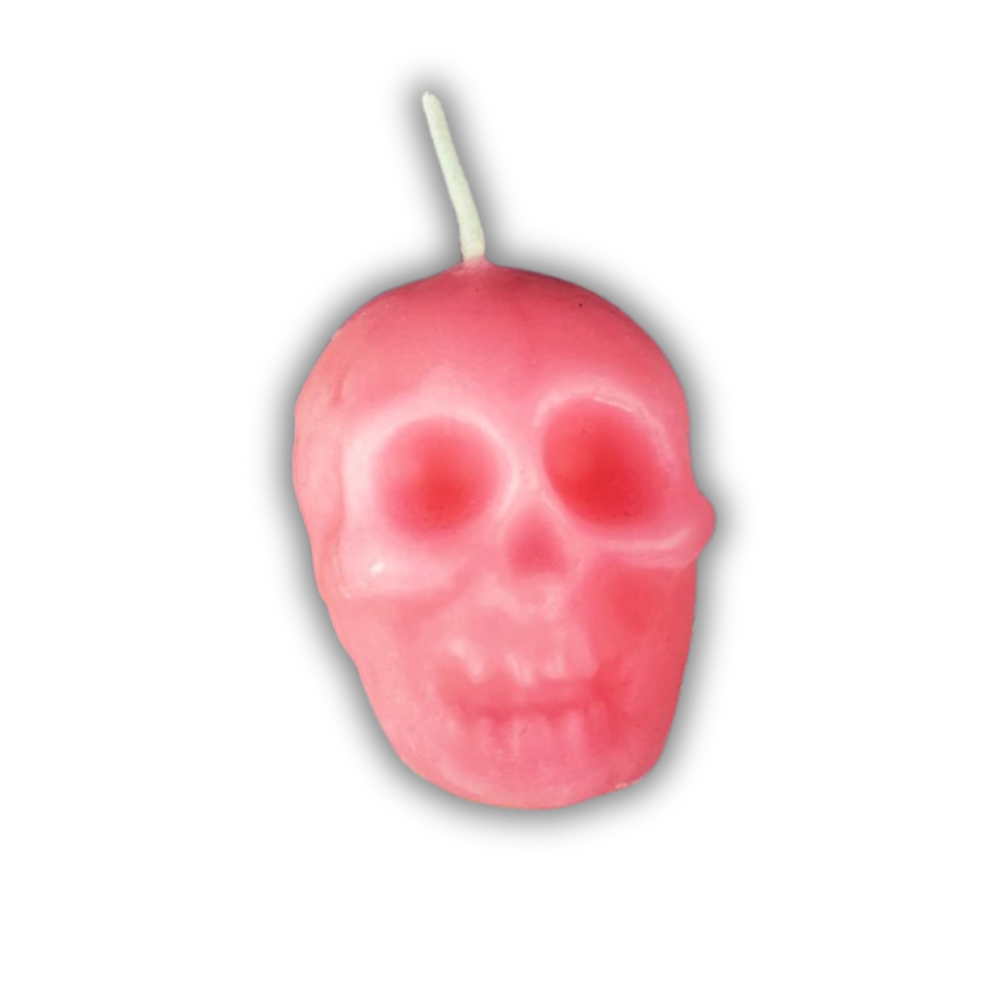 Beeswax Skull Spell Candle - Small