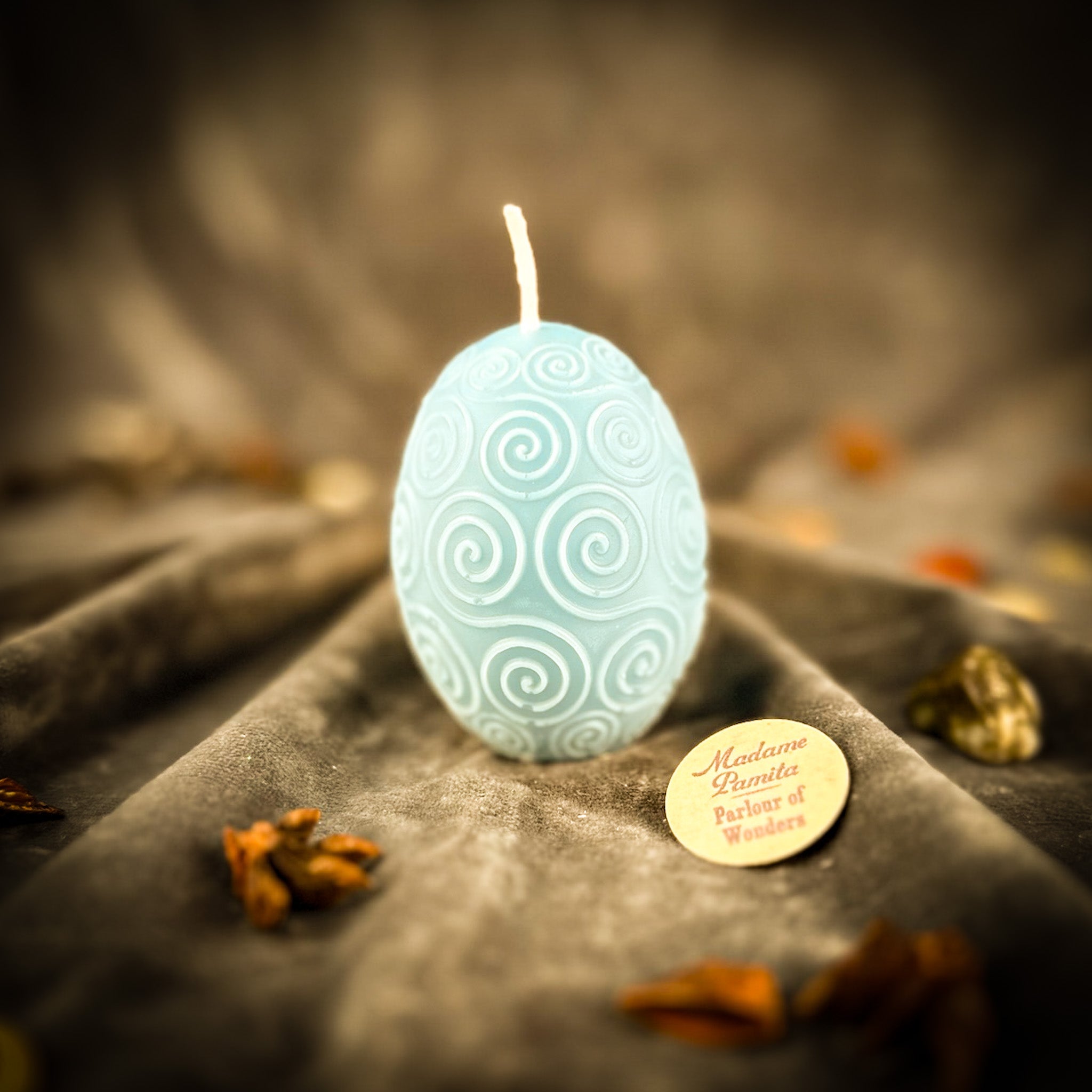 Spiral Protection Pysanka Candle Spell Kit - Sacred Protection & Life Cycles Magic