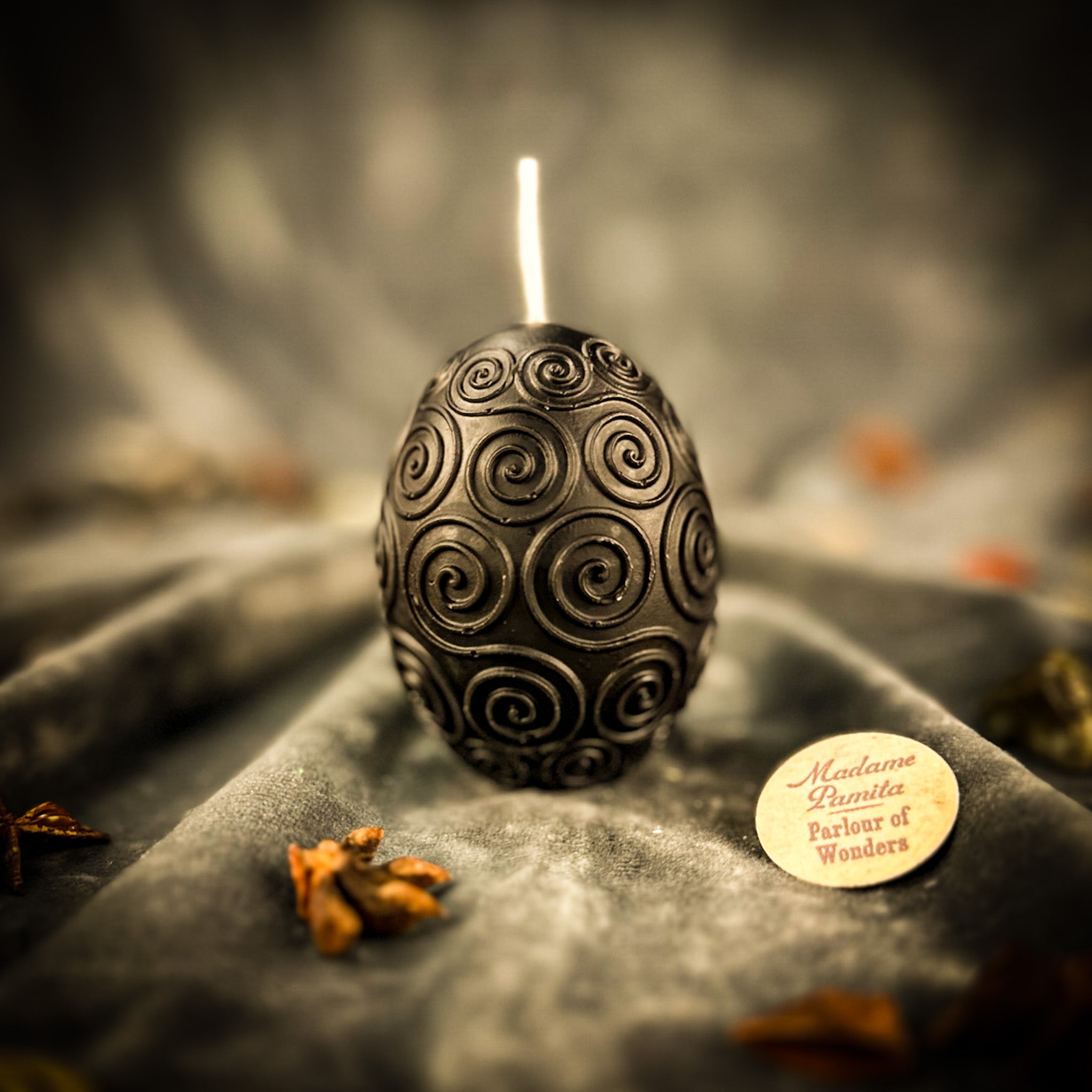 Spiral Protection Pysanka Candle Spell Kit - Sacred Protection & Life Cycles Magic
