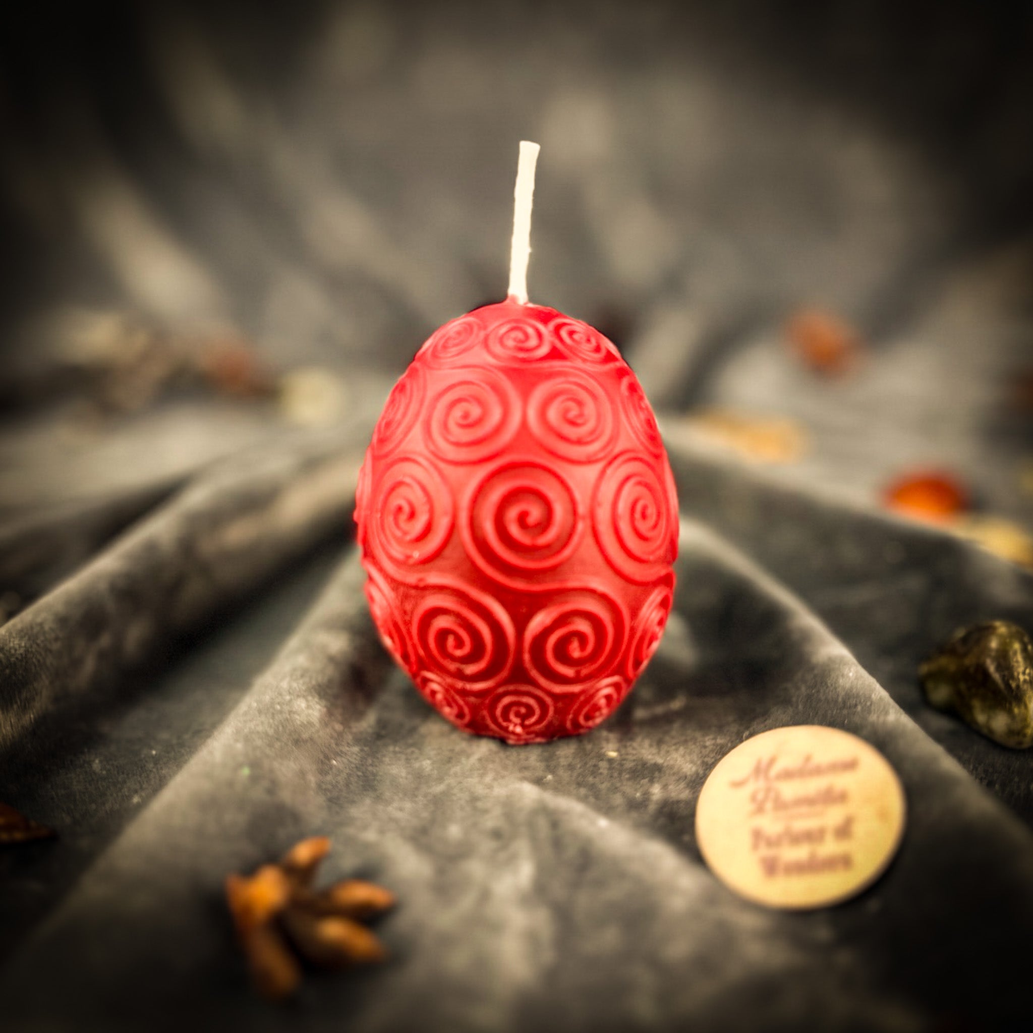 Spiral Protection Pysanka Candle Spell Kit - Sacred Protection & Life Cycles Magic