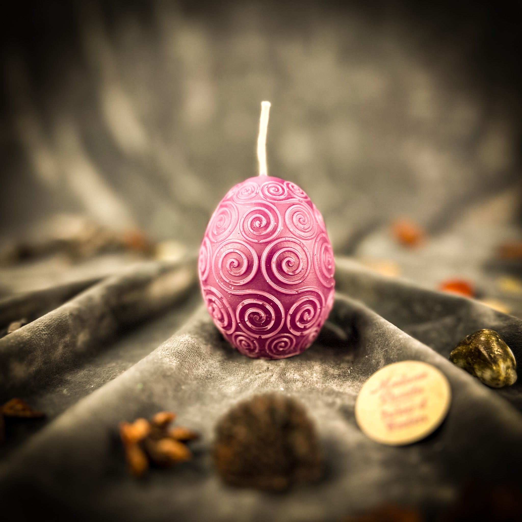 Spiral Protection Pysanka Candle Spell Kit - Sacred Protection & Life Cycles Magic