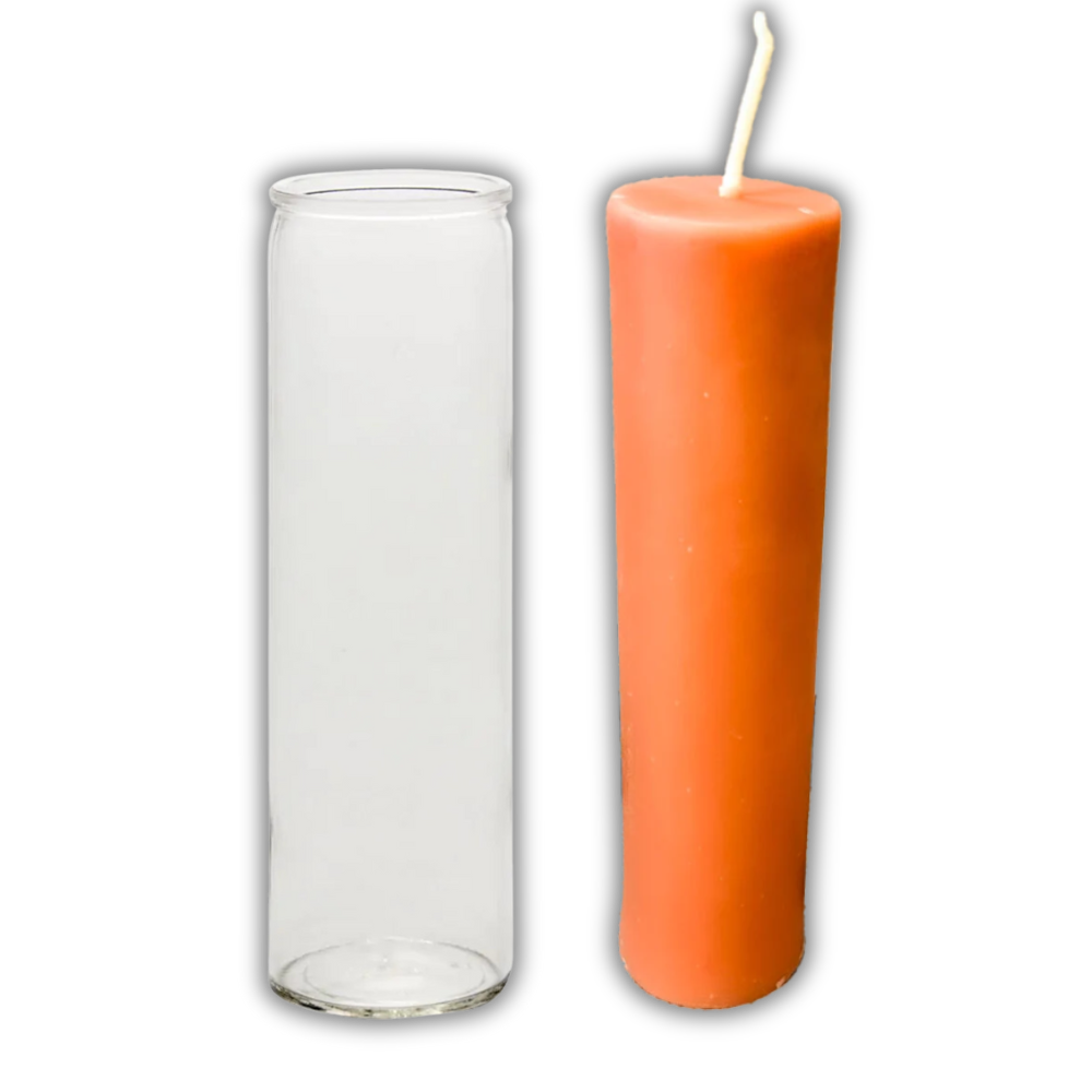 Pink Beeswax Vigil Candle