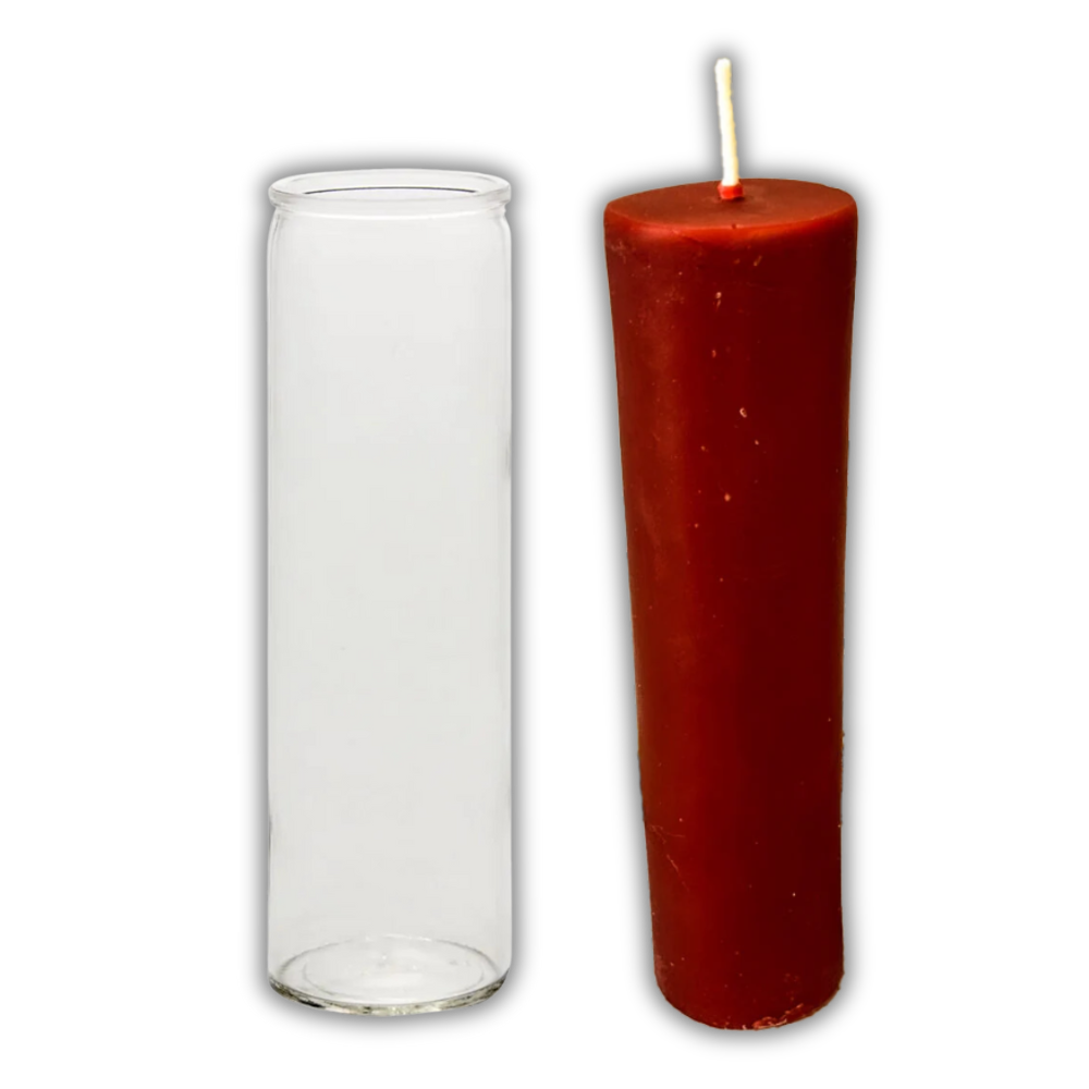 Red Beeswax Vigil Candle