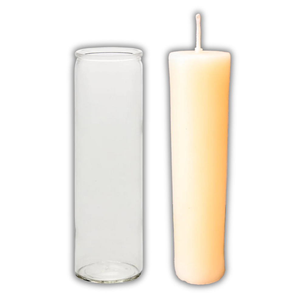 White Beeswax Vigil Candle