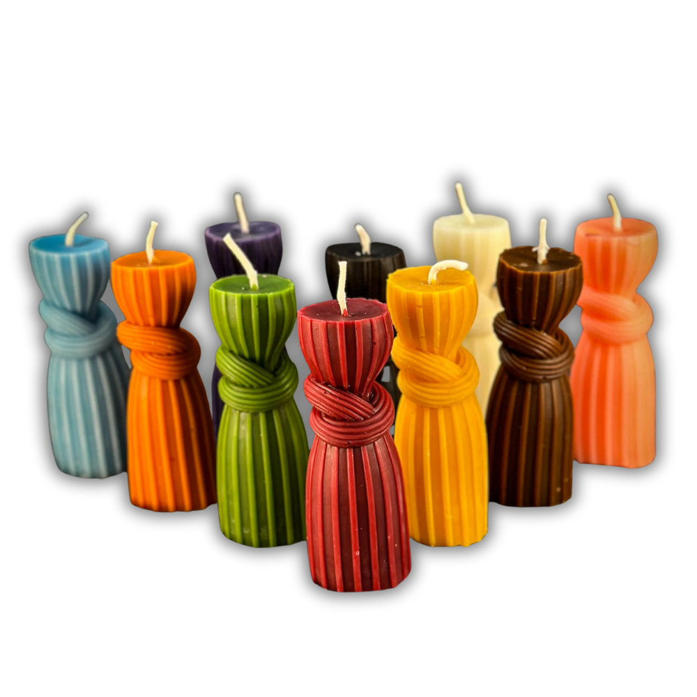 Beeswax Binding Knot Spell Candle