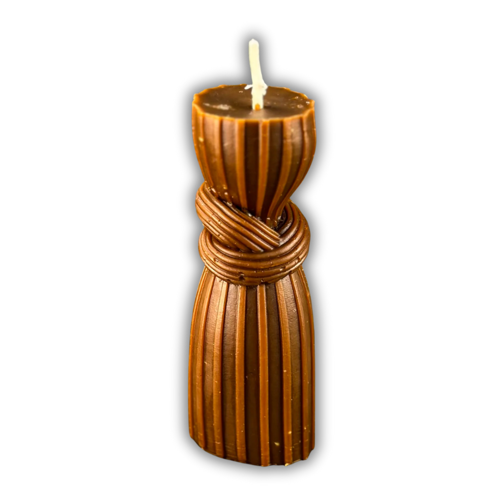 Beeswax Binding Knot Spell Candle