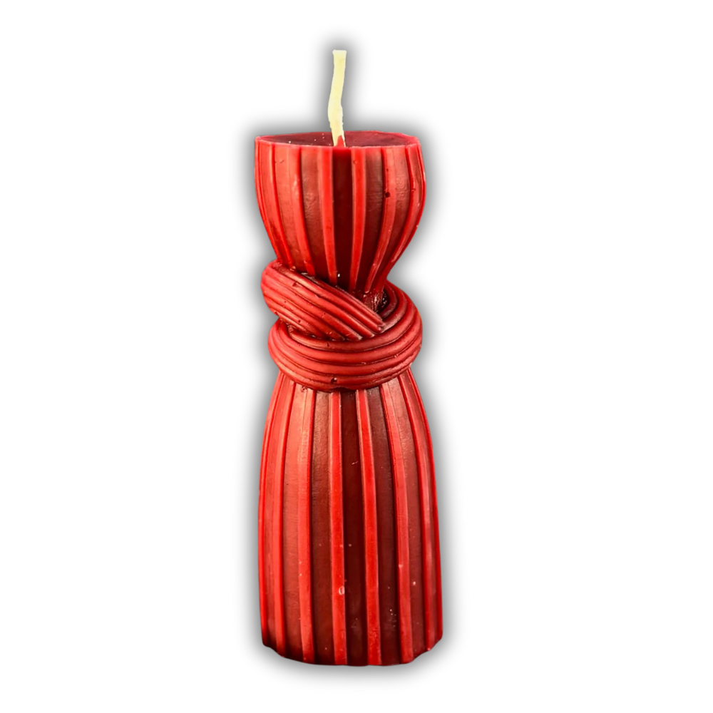 Beeswax Binding Knot Spell Candle