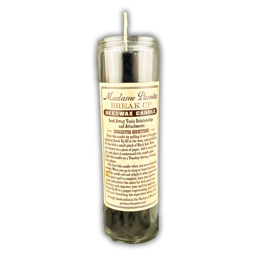 Break Up Beeswax Vigil Spell Candle - Separate Couples & Dissolve Relationships