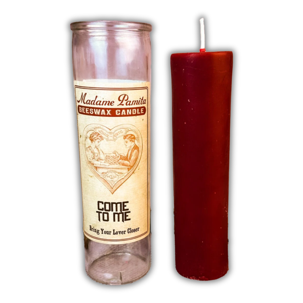 Come to Me Beeswax Vigil Spell Candle - Draw Love Closer