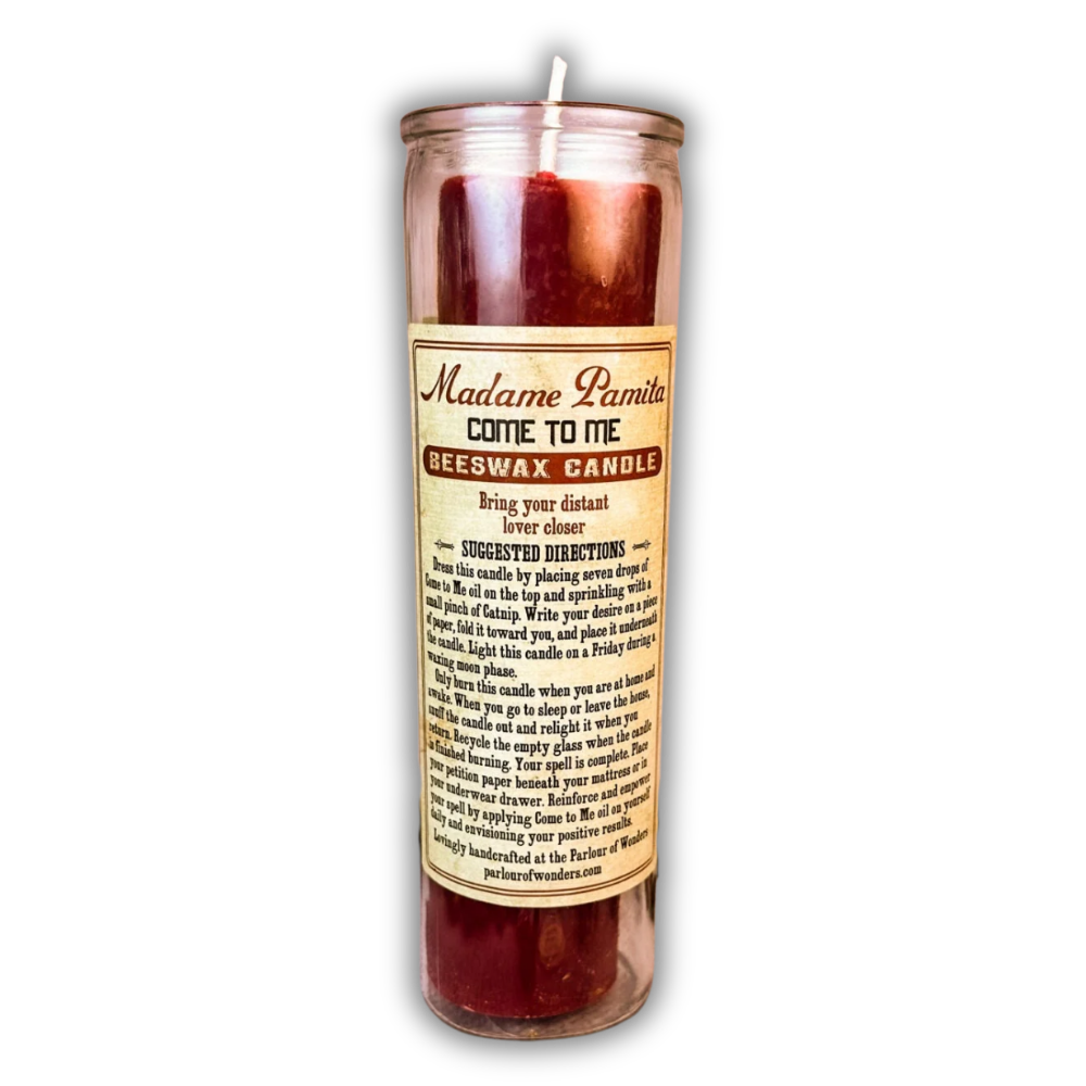 Come to Me Beeswax Vigil Spell Candle - Draw Love Closer