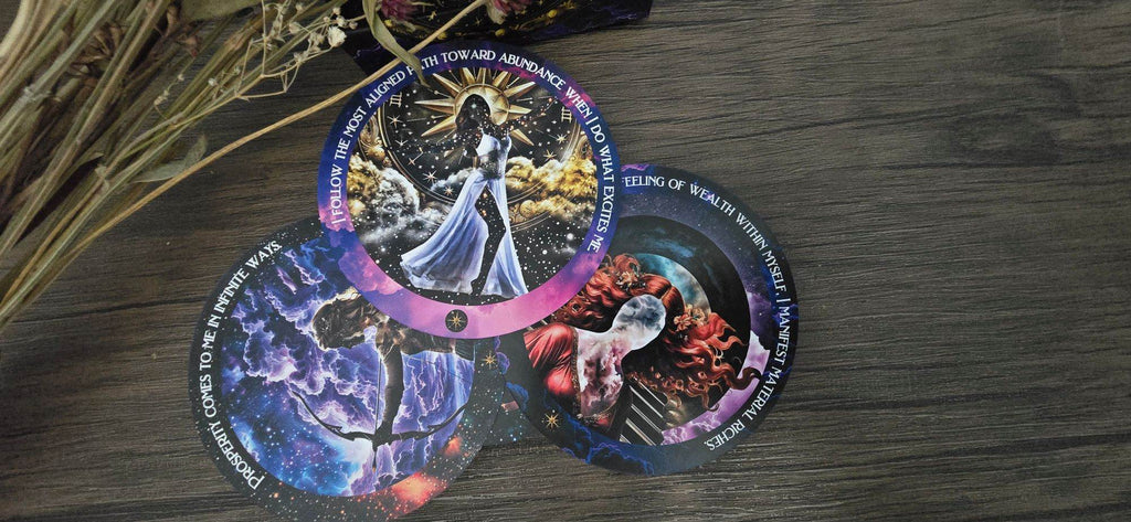 Cosmic Wealth Codes Affirmation Deck: 55 Cards for Abundance