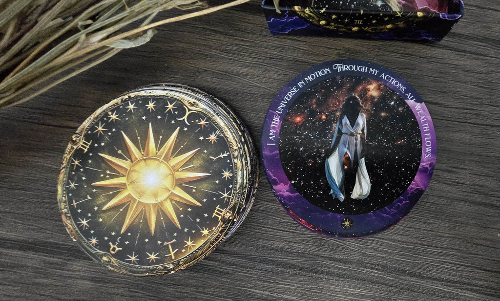 Cosmic Wealth Codes Affirmation Deck: 55 Cards for Abundance