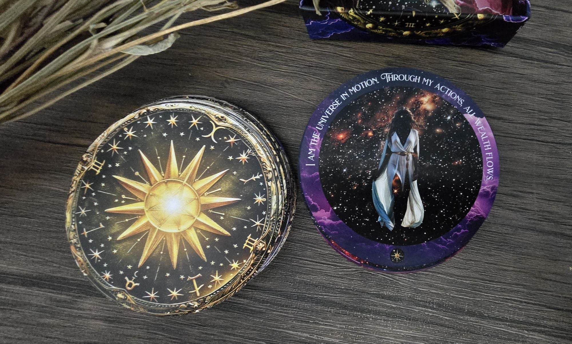 Cosmic Wealth Codes Affirmation Deck: 55 Cards for Abundance