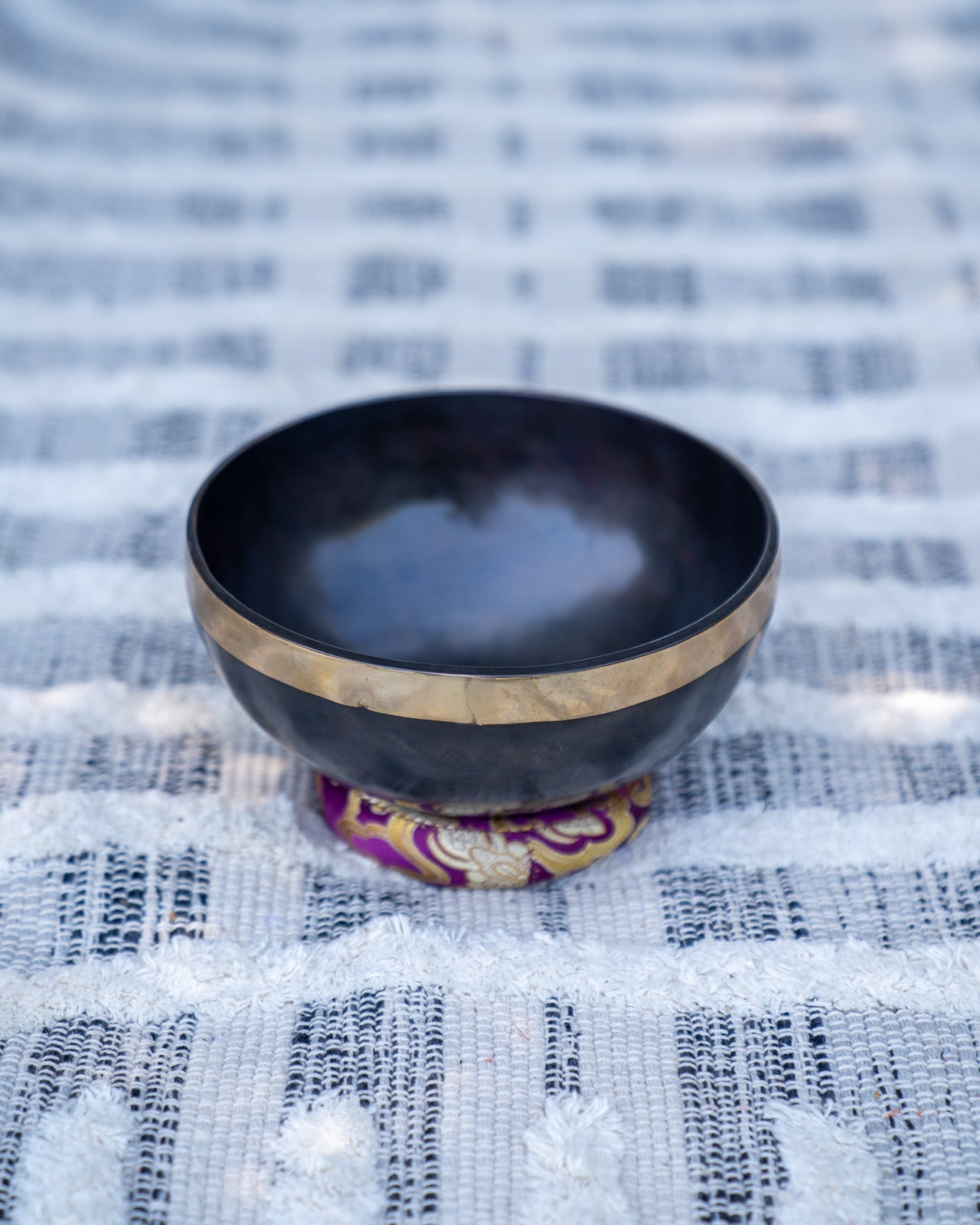 Gold Mandala Singing Bowl Set