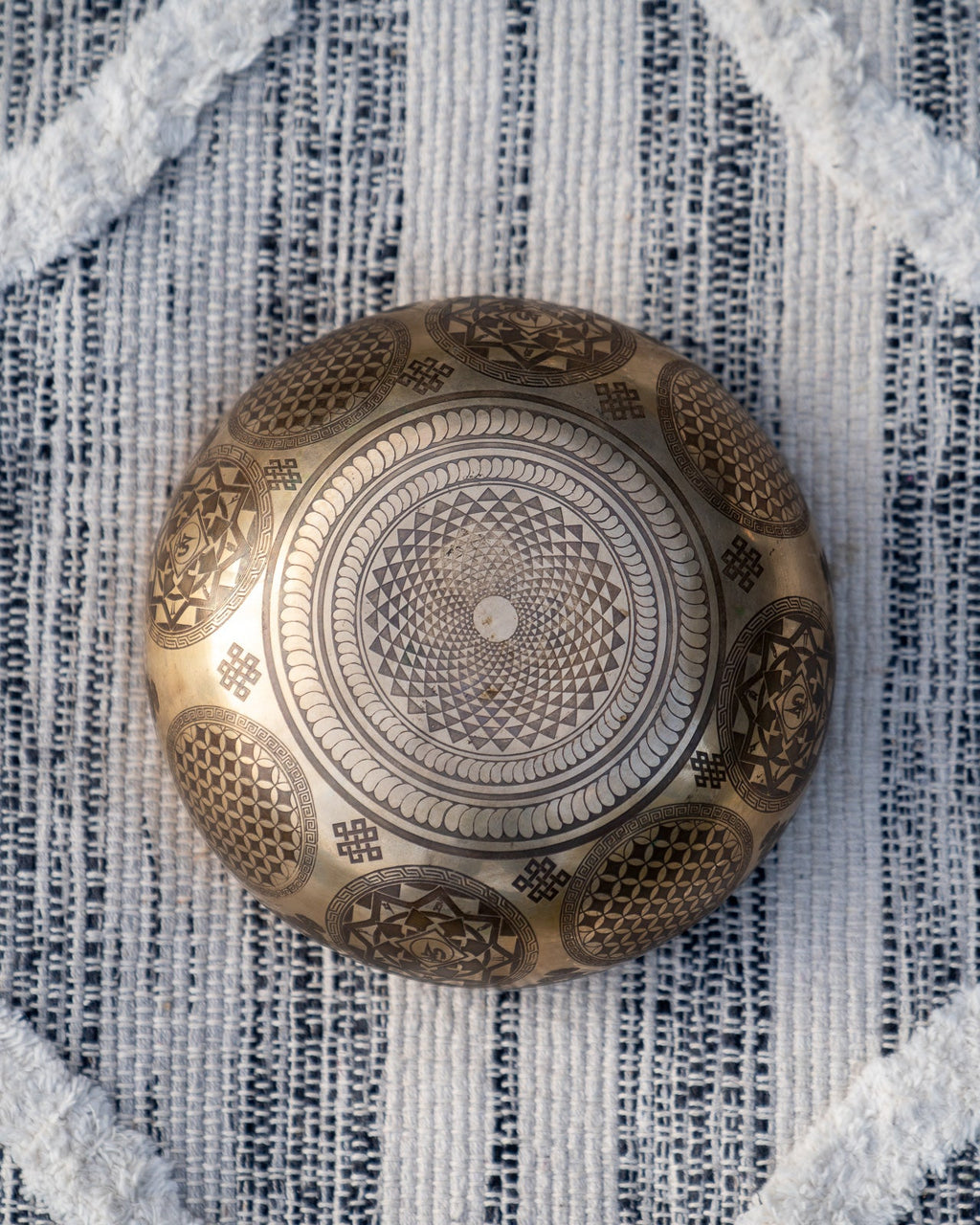 Special Carved Singing Bowl Set