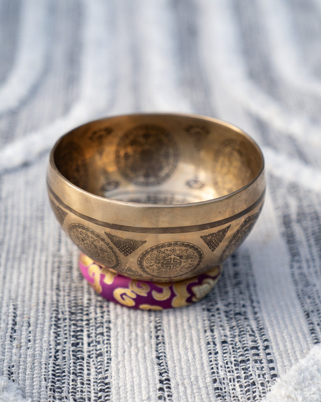 Special Carved Singing Bowl Set