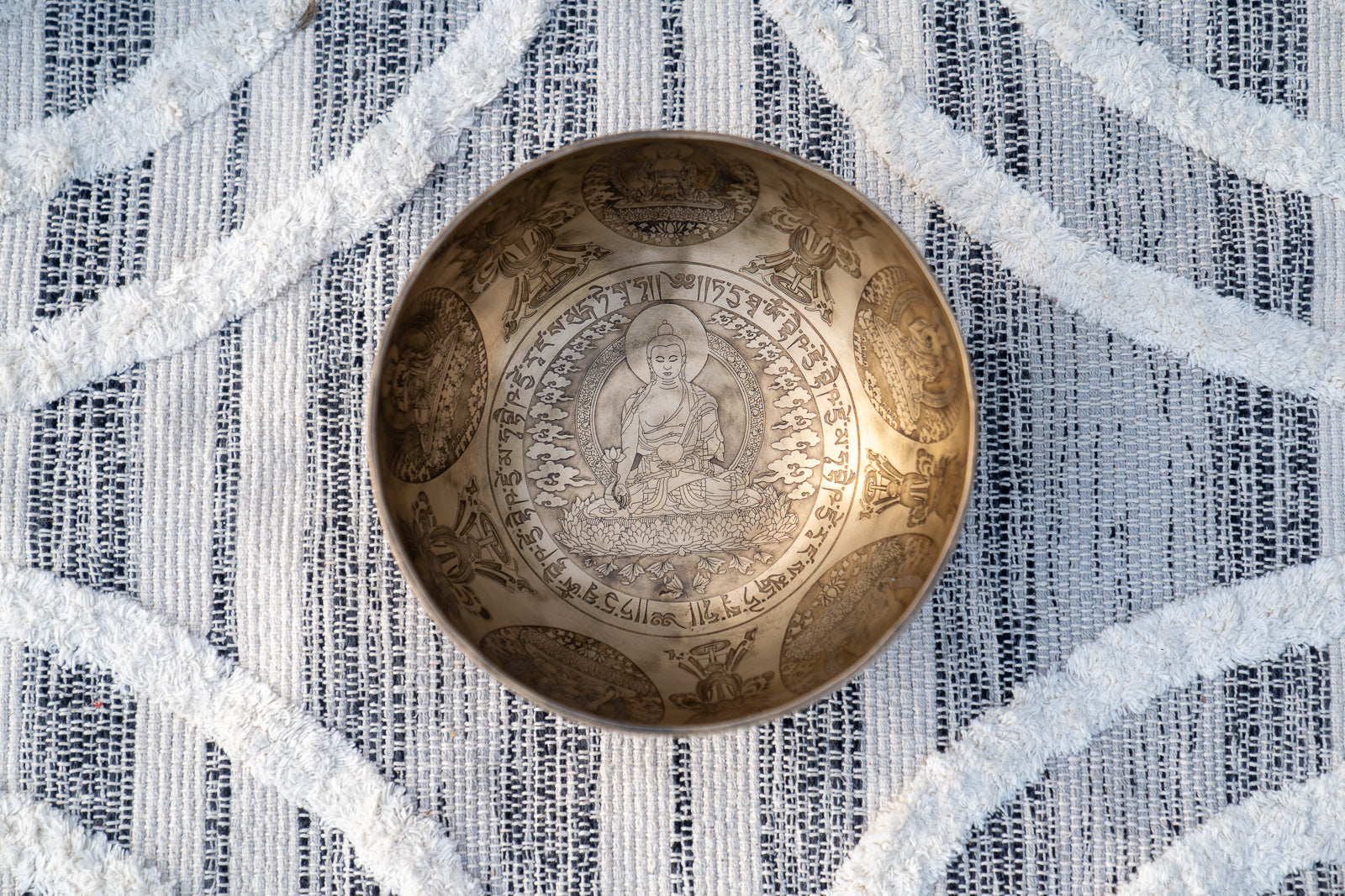 Root Chakra Medicine Buddha Art Bowl in C