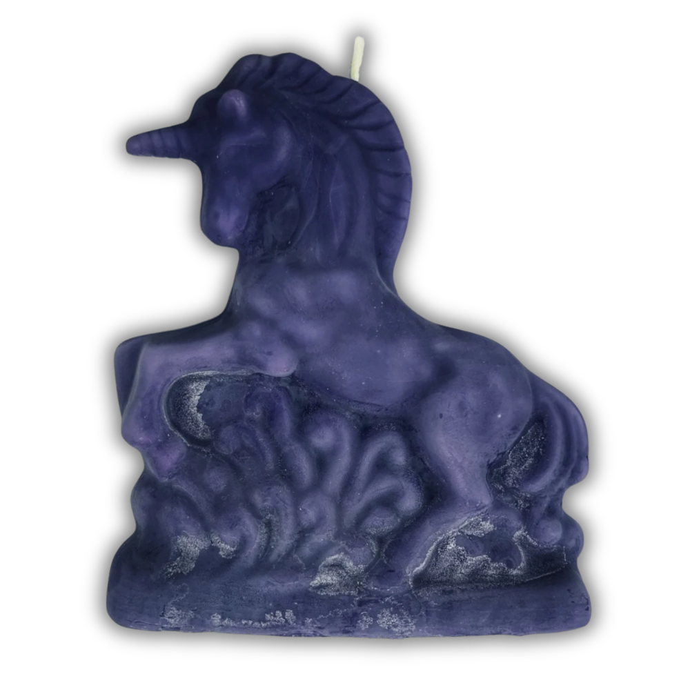 Beeswax Enchanted Unicorn Spell Candle