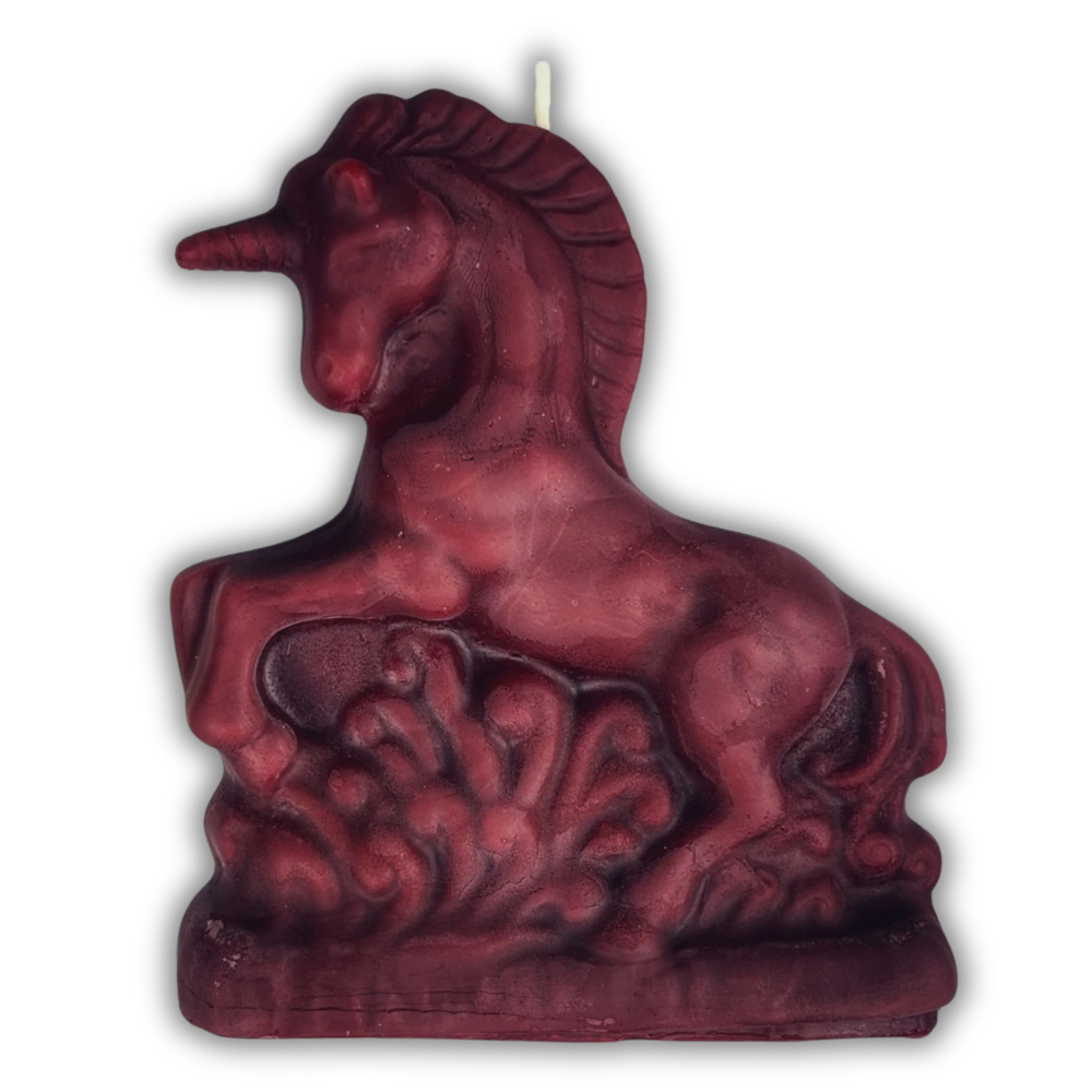 Beeswax Enchanted Unicorn Spell Candle