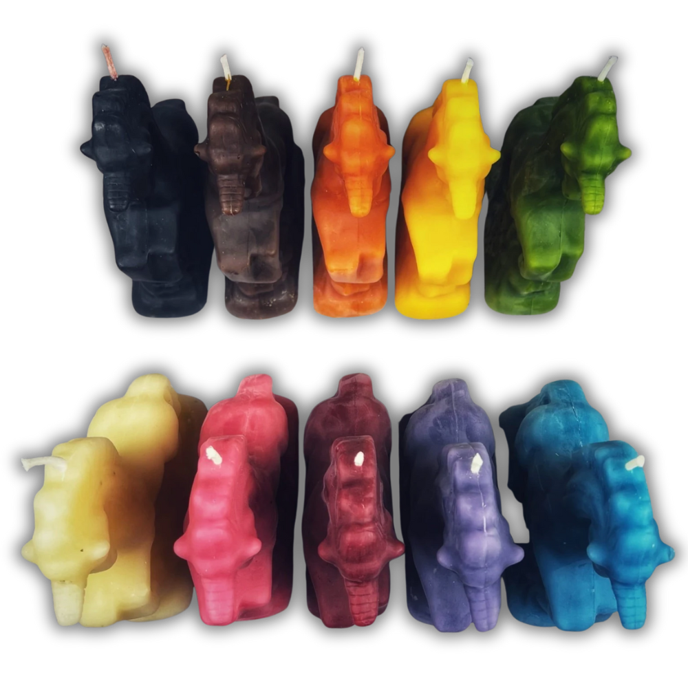 Beeswax Enchanted Unicorn Spell Candle