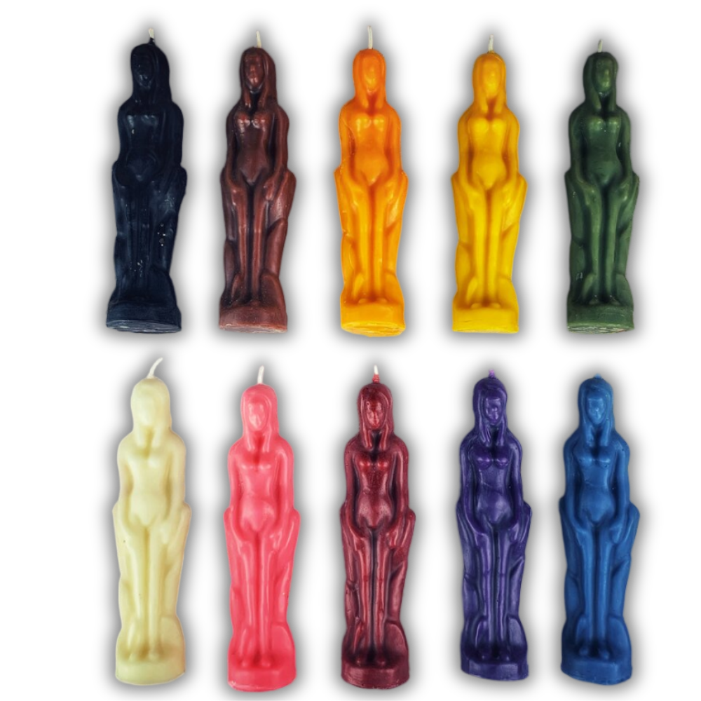 Beeswax Female Figural Spell Candle