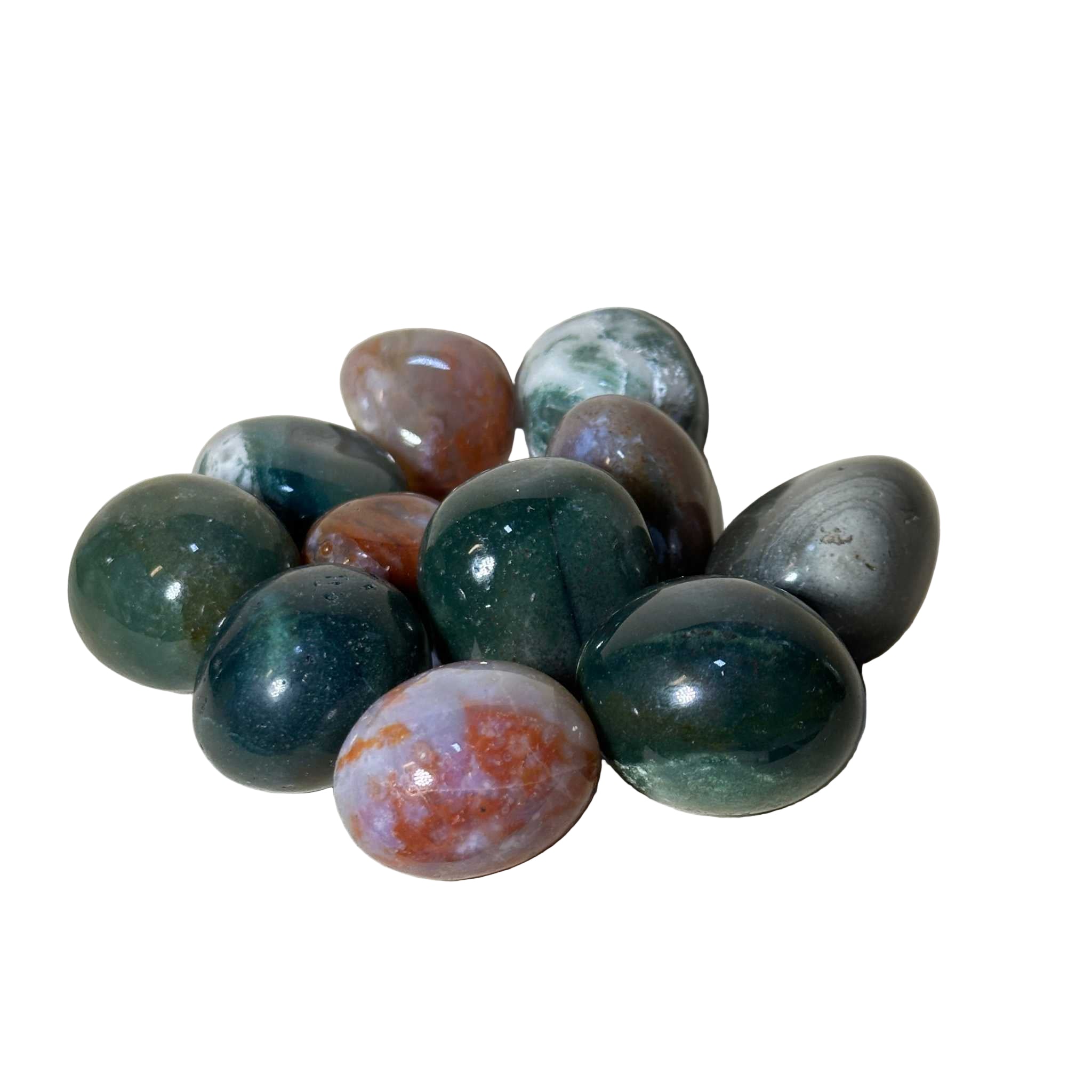 Fancy Jasper Tumbled Pocket Stone
