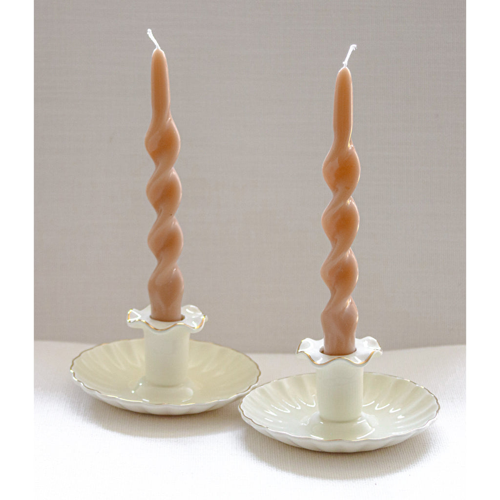 Gilded Cream Candle Holder - Case of 12
