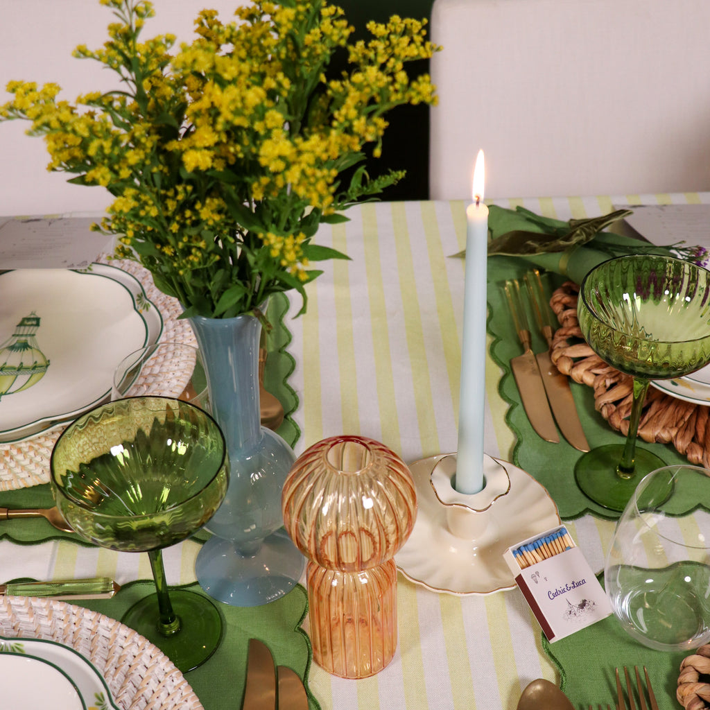 Gilded Cream Candle Holder - Case of 12