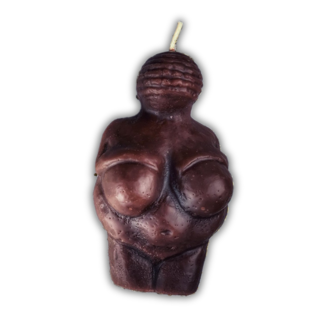 Beeswax Goddess of Willendorf Spell Candle