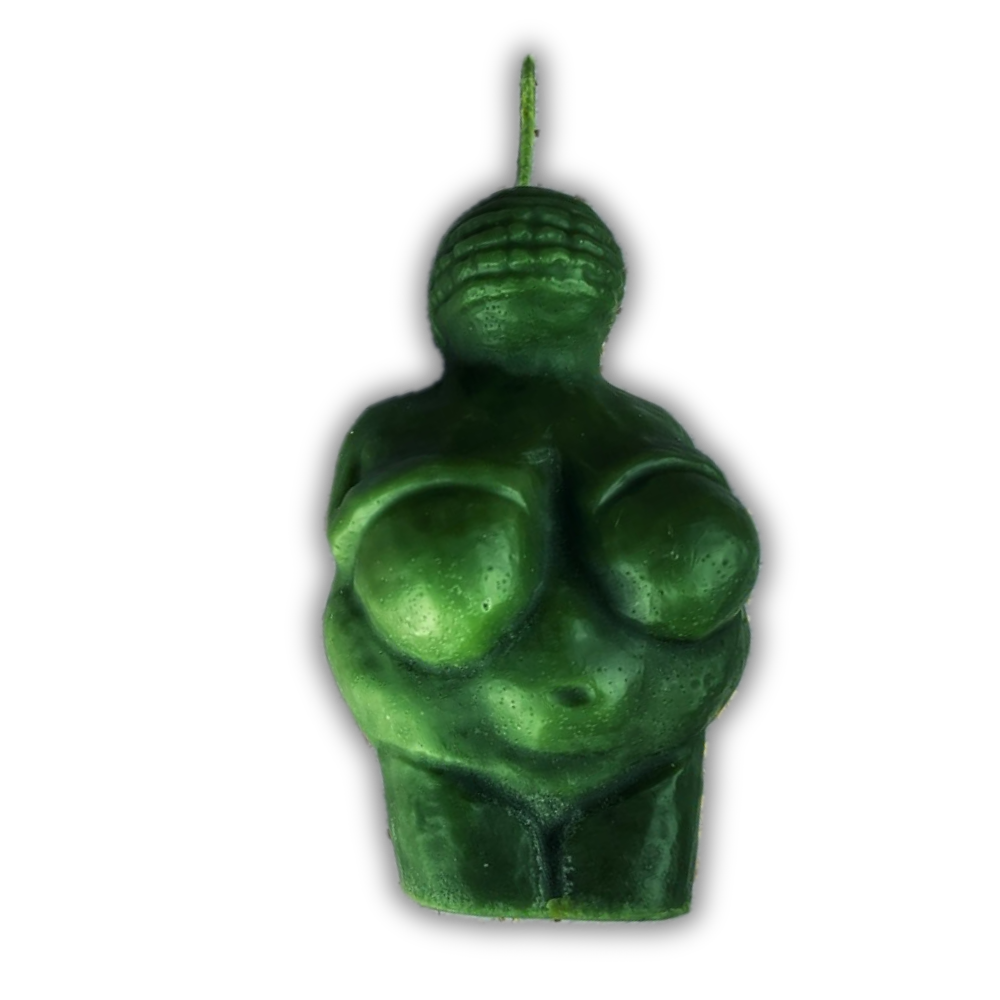 Beeswax Goddess of Willendorf Spell Candle