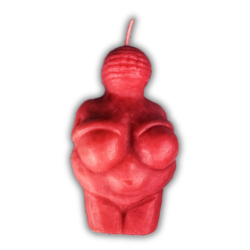 Beeswax Goddess of Willendorf Spell Candle
