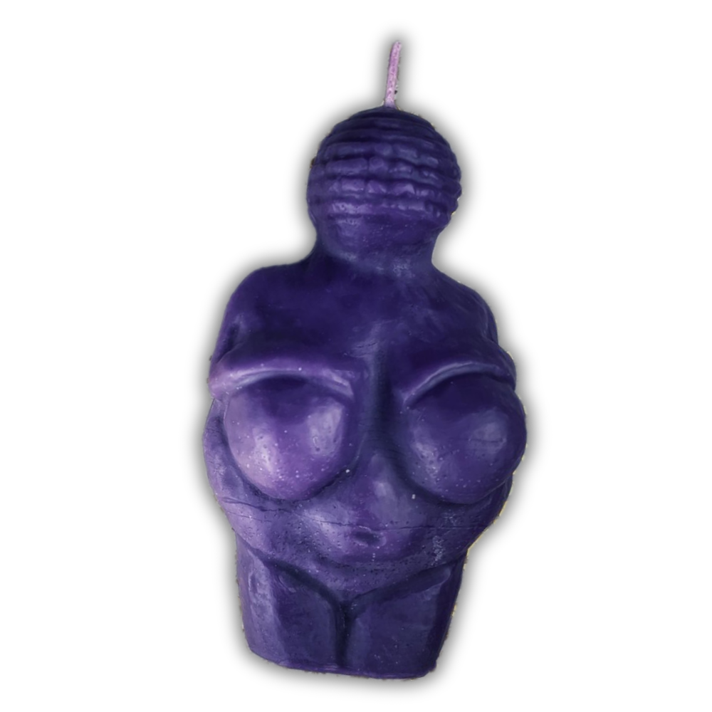 Beeswax Goddess of Willendorf Spell Candle