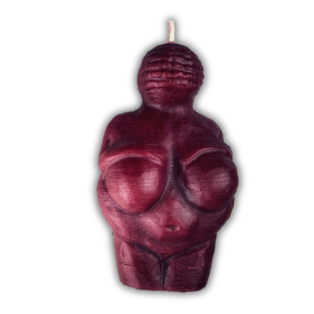 Beeswax Goddess of Willendorf Spell Candle