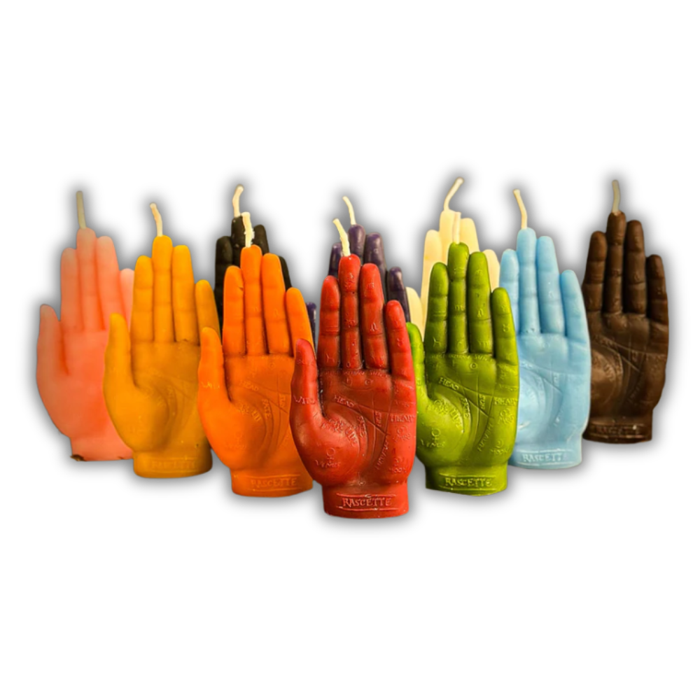 Beeswax Hand of Fate Spell Candle