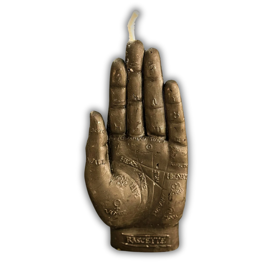 Beeswax Hand of Fate Spell Candle