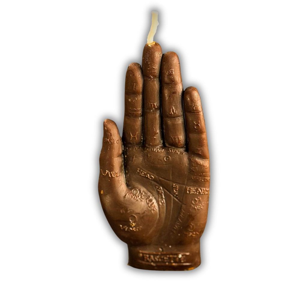 Beeswax Hand of Fate Spell Candle