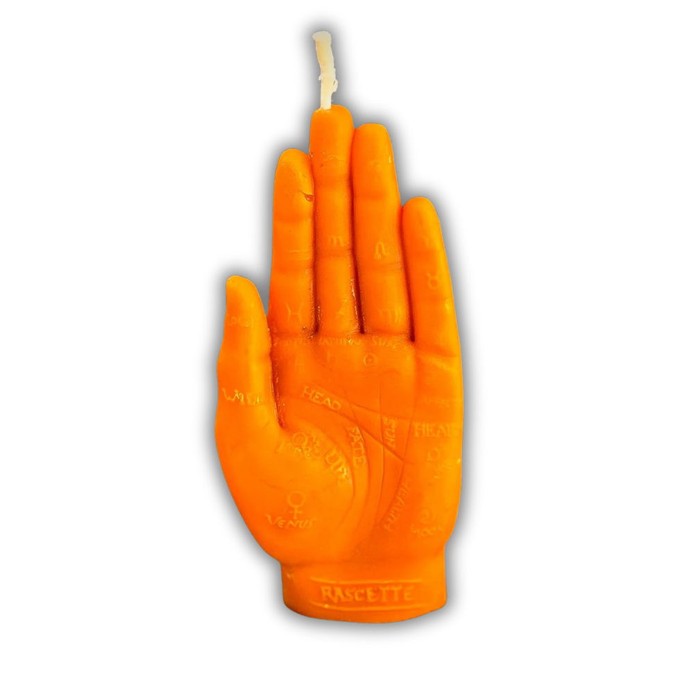Beeswax Hand of Fate Spell Candle