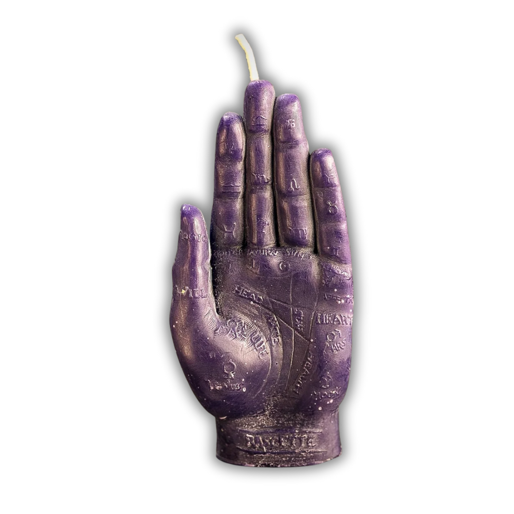 Beeswax Hand of Fate Spell Candle