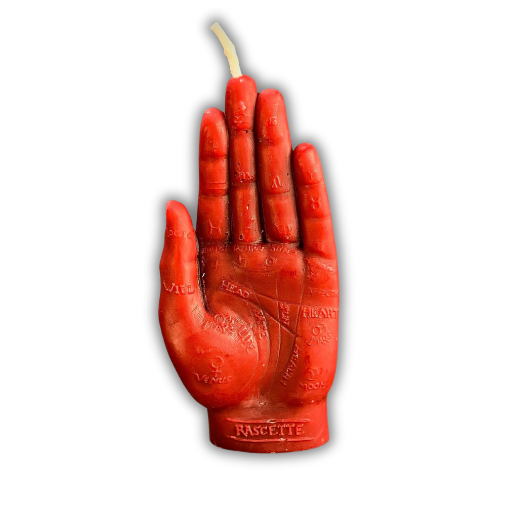 Beeswax Hand of Fate Spell Candle