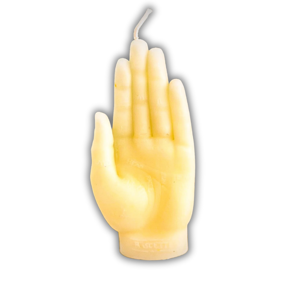 Beeswax Hand of Fate Spell Candle
