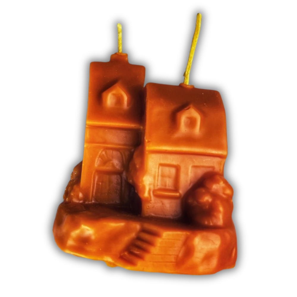 Beeswax Happy House Spell Candle