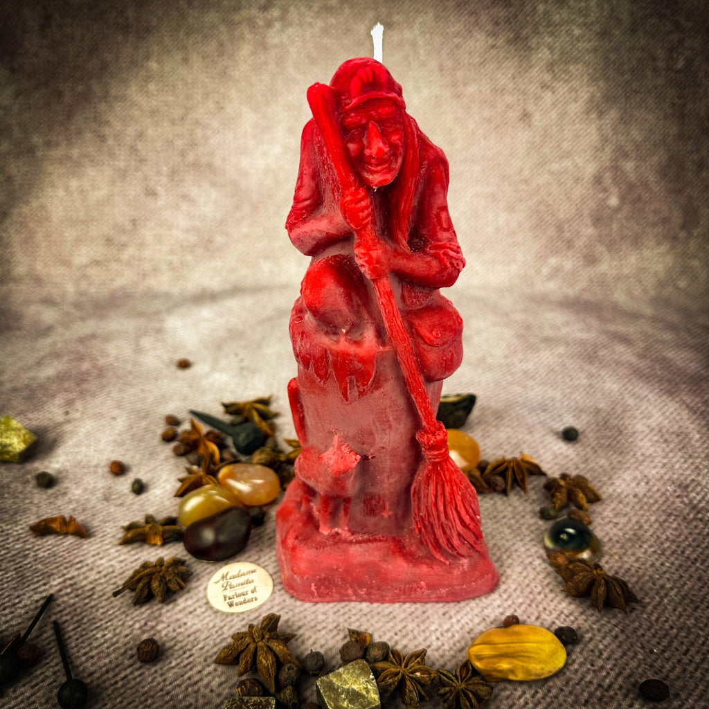 Beeswax Baba Yaga Spell Candle