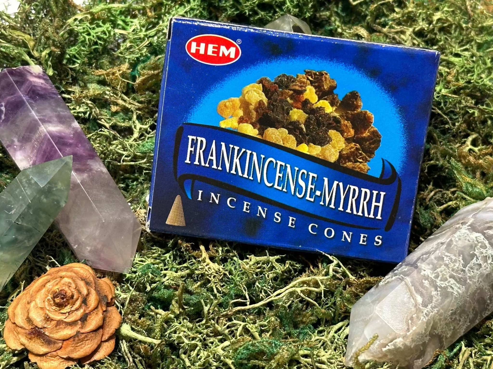 Incense Cones - Frankincense Myrrh
