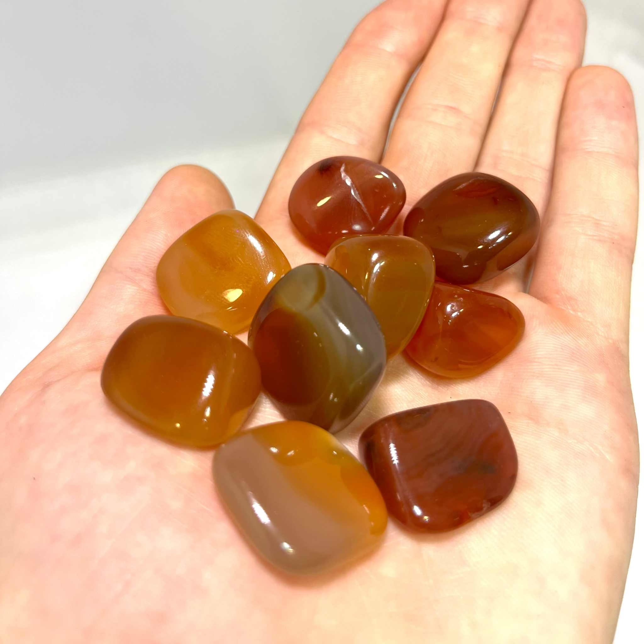 Carnelian Tumbled Pocket Stone