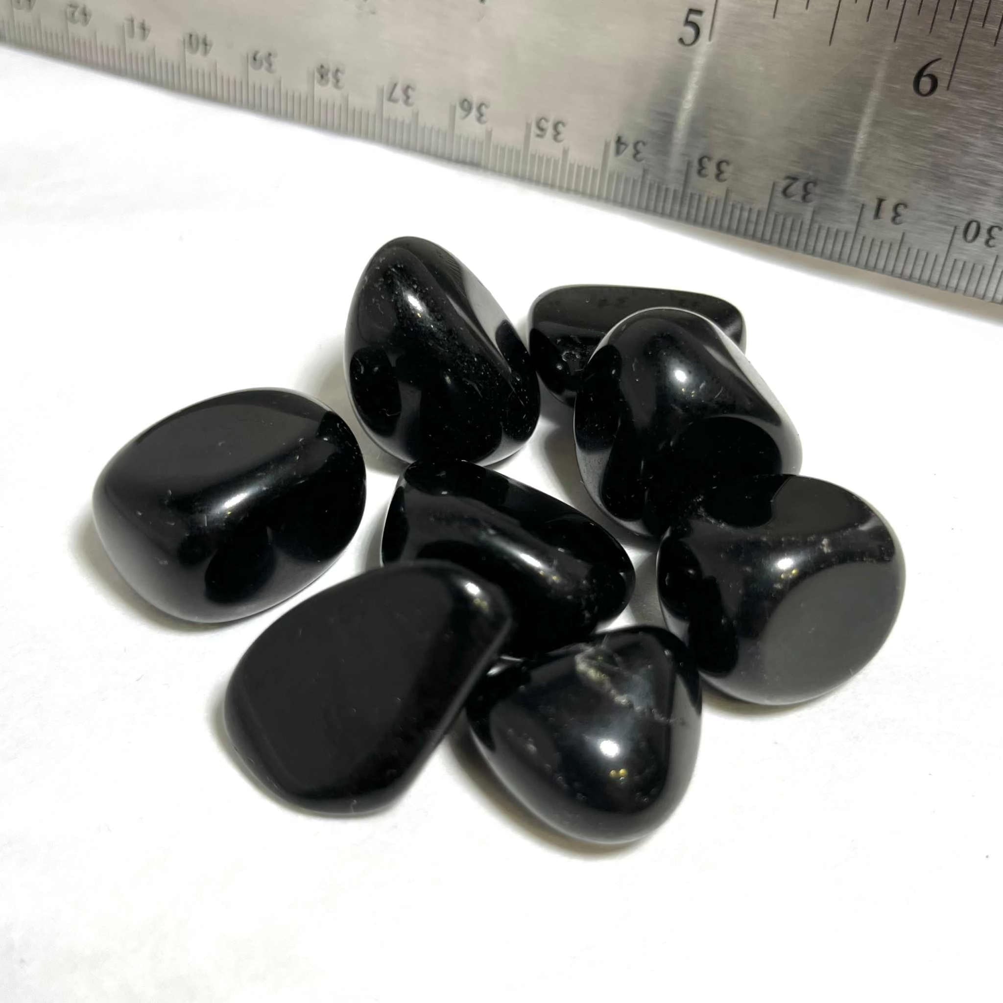 Black Obsidian Tumbled Pocket Stone